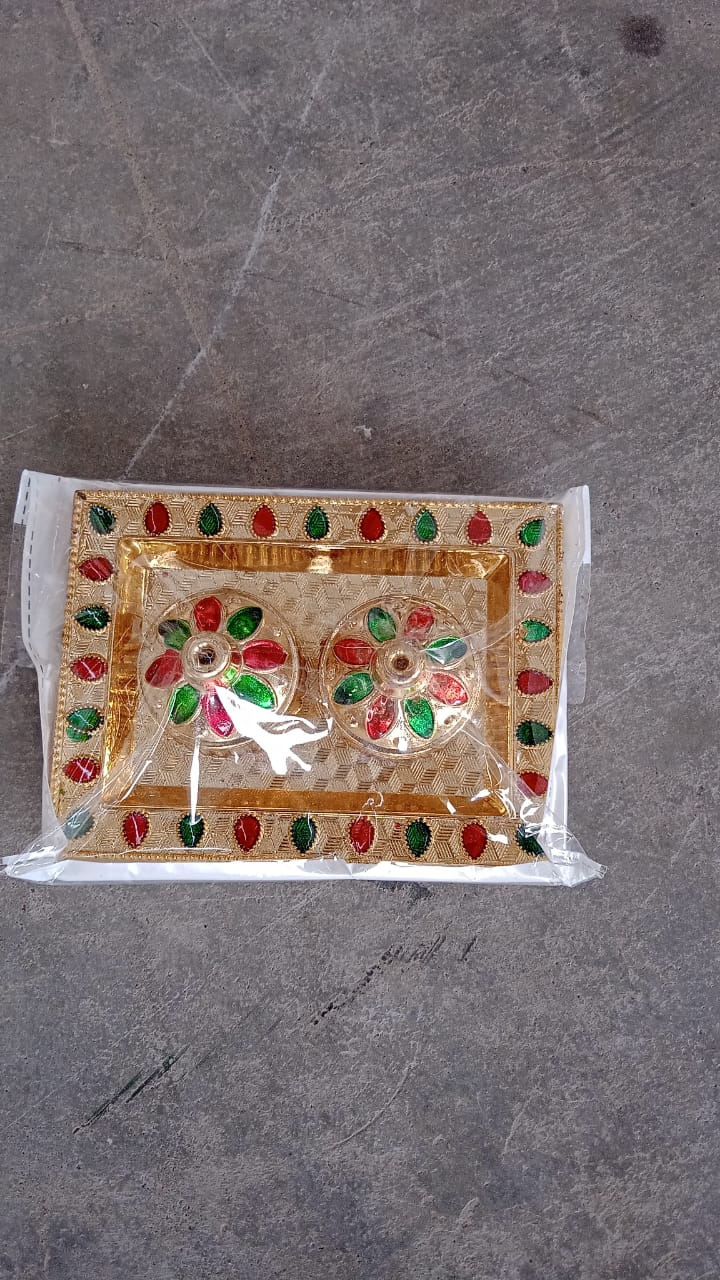 Rakasha Bandhan Special Puja Thali, Kumkum Thali Holder, Pooja Return Gift, Indian Housewarming Gifts, Brother / Bhai / Bhabhi / Sister / Family  Rakhi for Rakshabandhan, Diwali Rakasha Bandhan Special Puja Thali, Kumkum Thali Holder, Pooja Return Gift, Indian Housewarming Gifts, Brother / Bhai / Bhabhi / Sister / Family  Rakhi for Rakshabandhan, Diwali